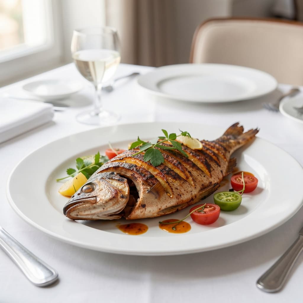 Tandoori Whole Fish Pomfret
