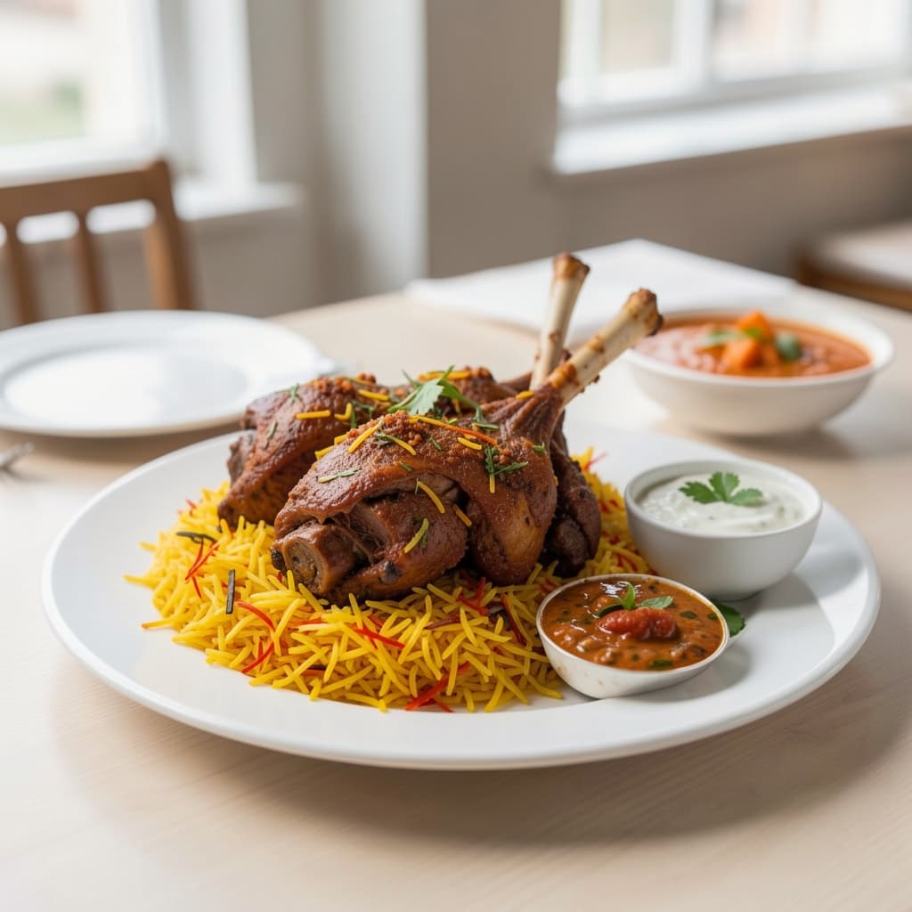 Goat Biryani (Bone-In)